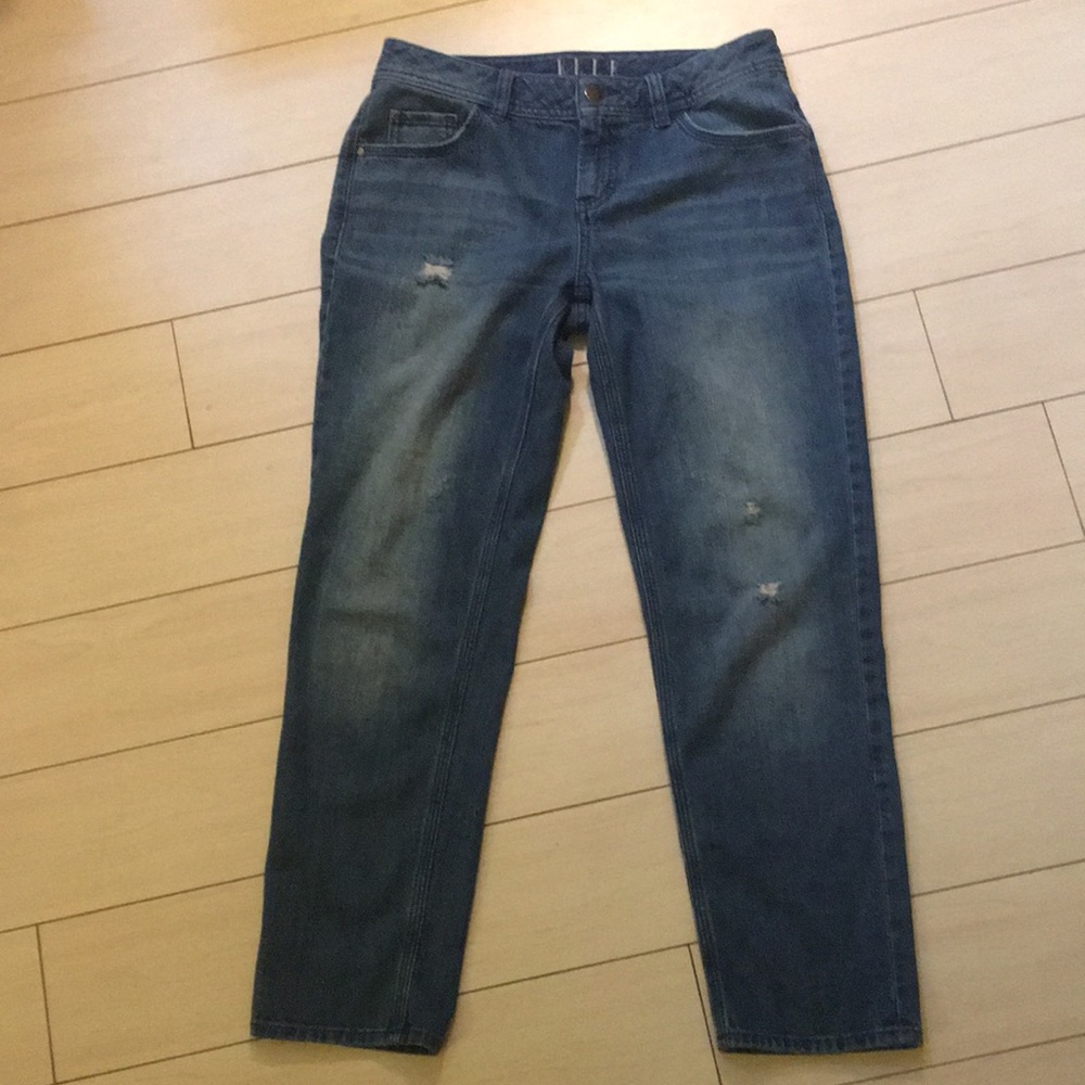 Elle cropped ankle jeans